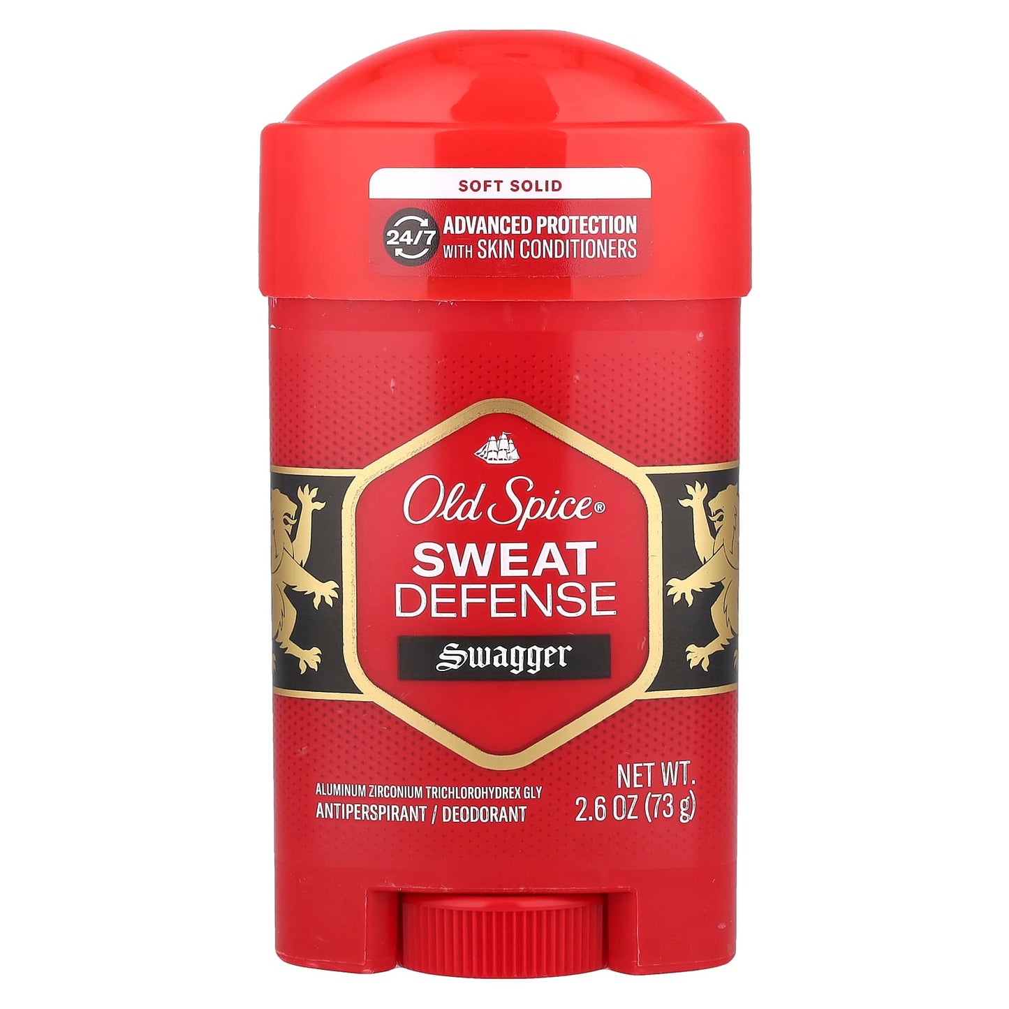 Old Spice, Sweat Defense Anti-Perspirant Deodorant, Soft Solid, Swagger, 2.6 oz (73 g) - Image 1