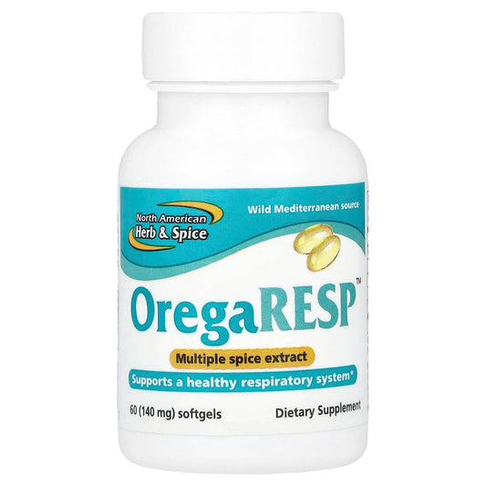 North American Herb & Spice, OregaResp™, 60 Softgels - Image 1