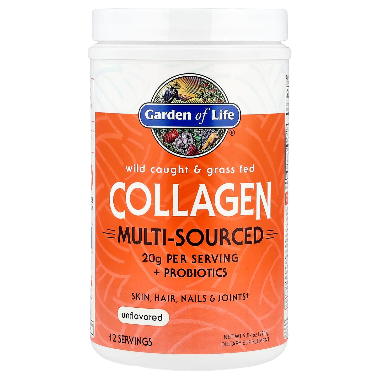 Wild Caught & Grass Fed Collagen for Skin, Hair & Joint Health - 270g - Image 1