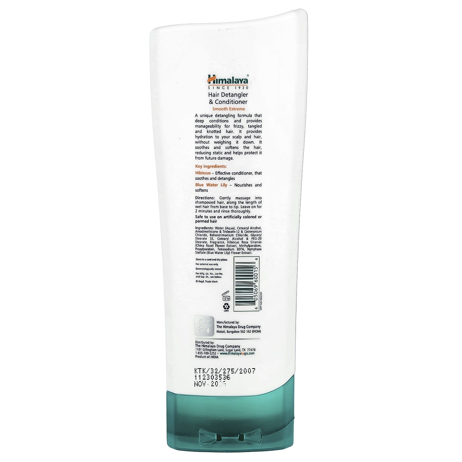 Himalaya Hibiscus Blue Water Lily Hair Detangler & Conditioner, 5.07 fl oz - Image 2