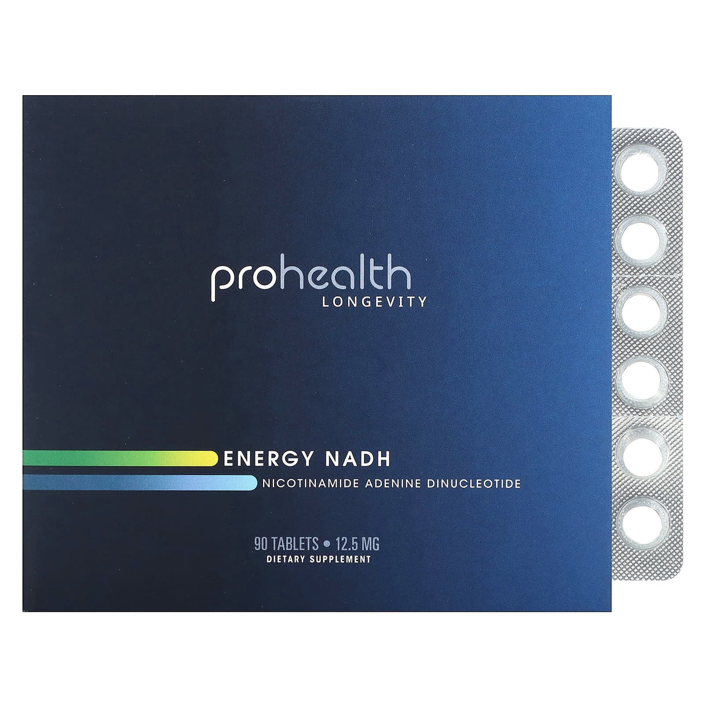 ProHealth Longevity, Energy NADH, 12.5 mg, 90 Tablets - Image 1