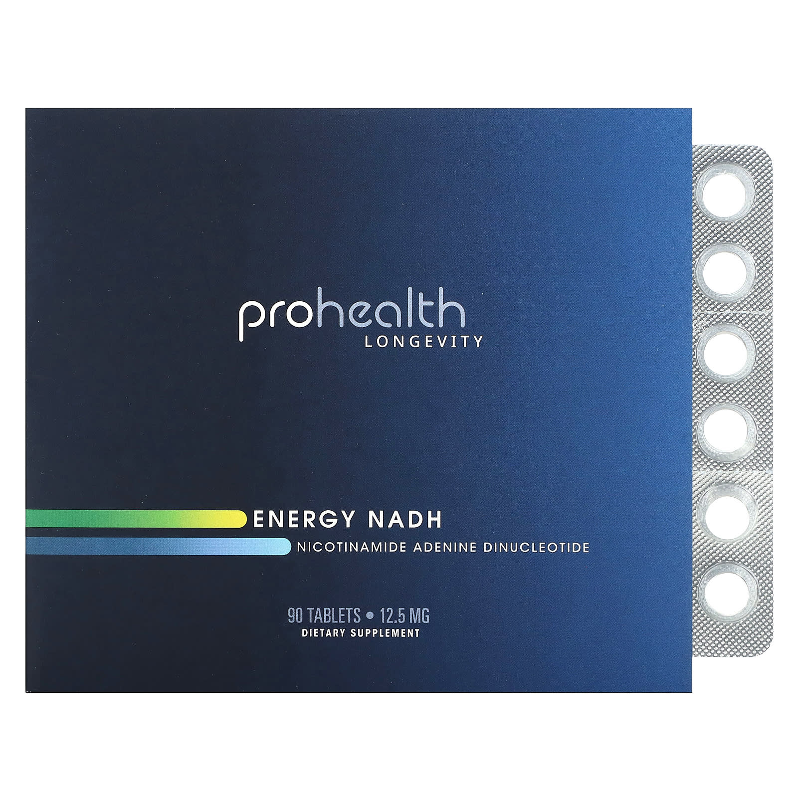 ProHealth Longevity, Energy NADH, 12.5 mg, 90 Tablets - Image 1