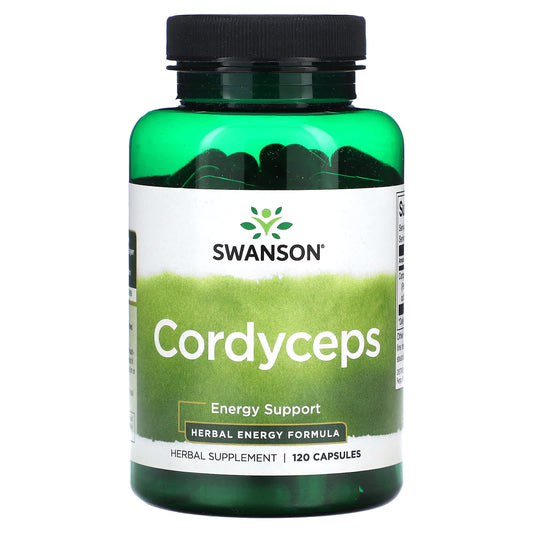 Swanson, Cordyceps, 120 Capsules (600 mg per Capsule) - Image 1