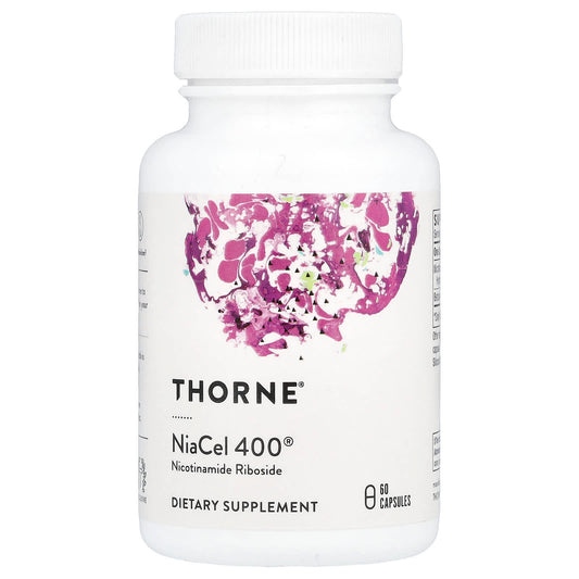Thorne, NiaCel 400®, Nicotinamide Riboside, 60 Capsules - Image 1
