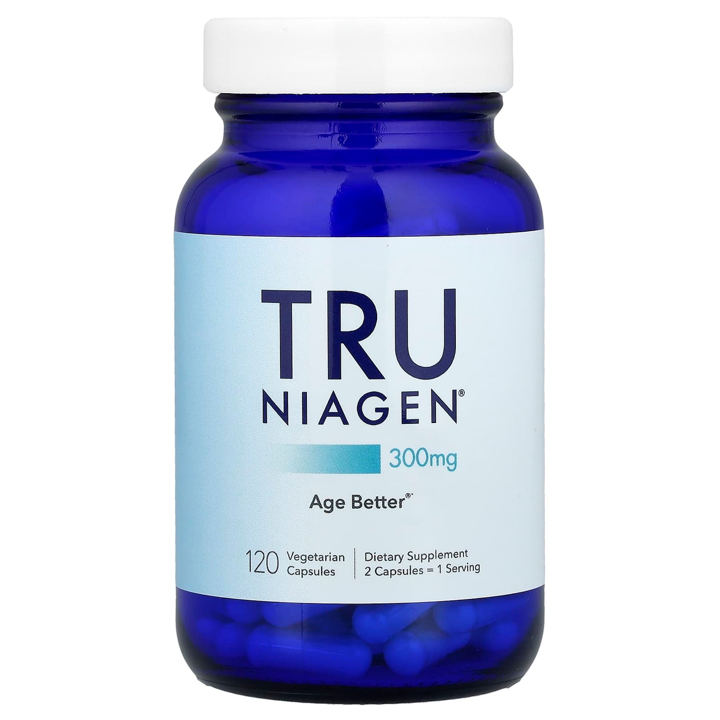 Tru Niagen, Nicotinamide Riboside Chloride, 150 mg, 120 Vegetarian Capsules - Image 1