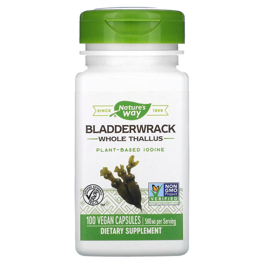 Nature's Way, Bladderwrack, 580 mg, 100 Vegan Capsules - Image 1