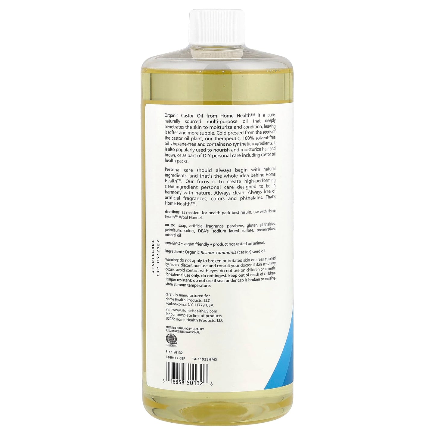 Organic Cold Pressed Castor Oil for Healthy Skin & Hair - Image 2