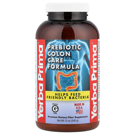 Yerba Prima, Prebiotic Colon Care Formula, 12 oz (340 g)
