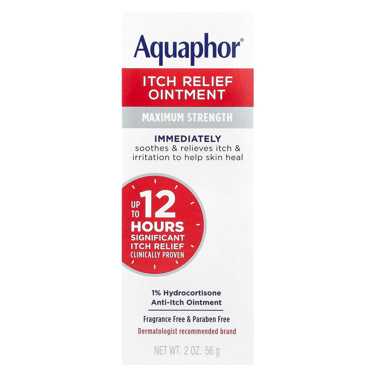 Aquaphor Maximum Strength Itch Relief Ointment, 2 oz (56g) - Image 2