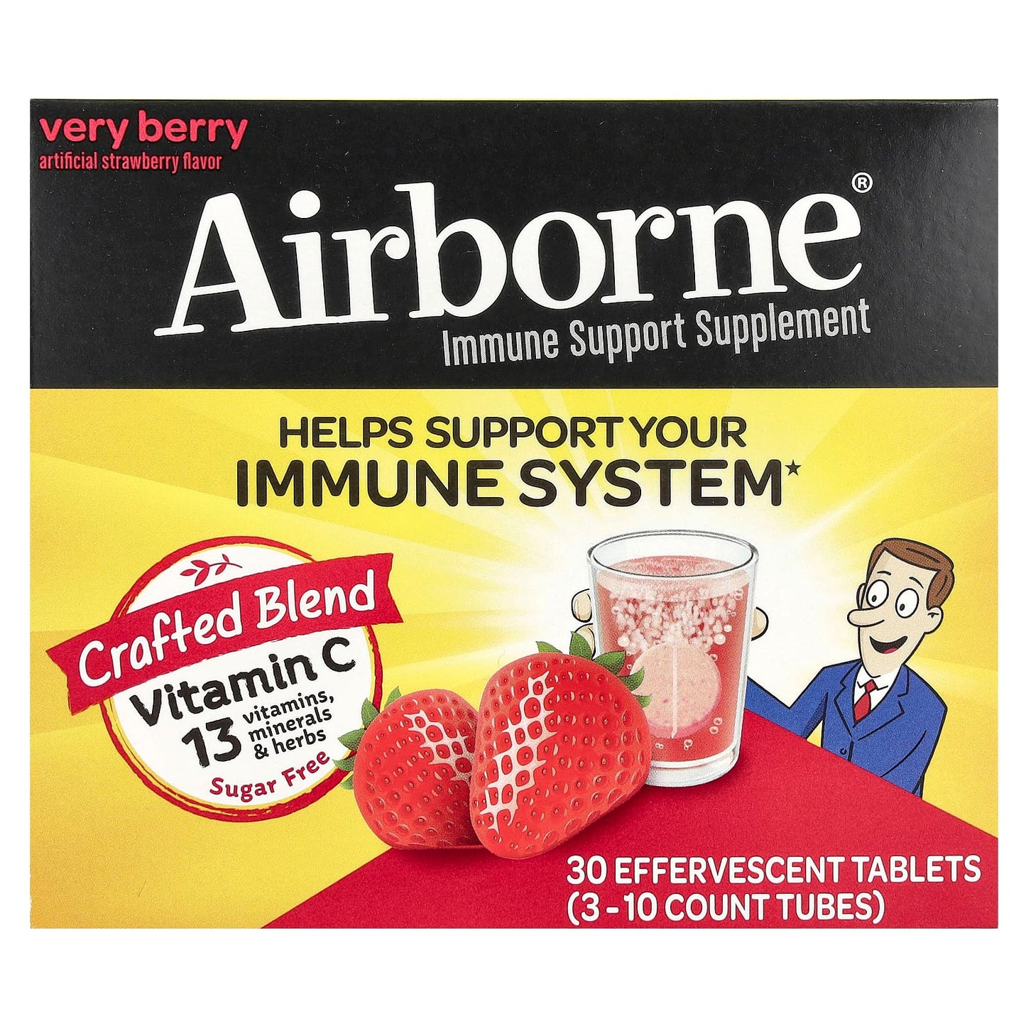 Boost Your Immune System with Airborne Very Berry Immune Support - Image 1