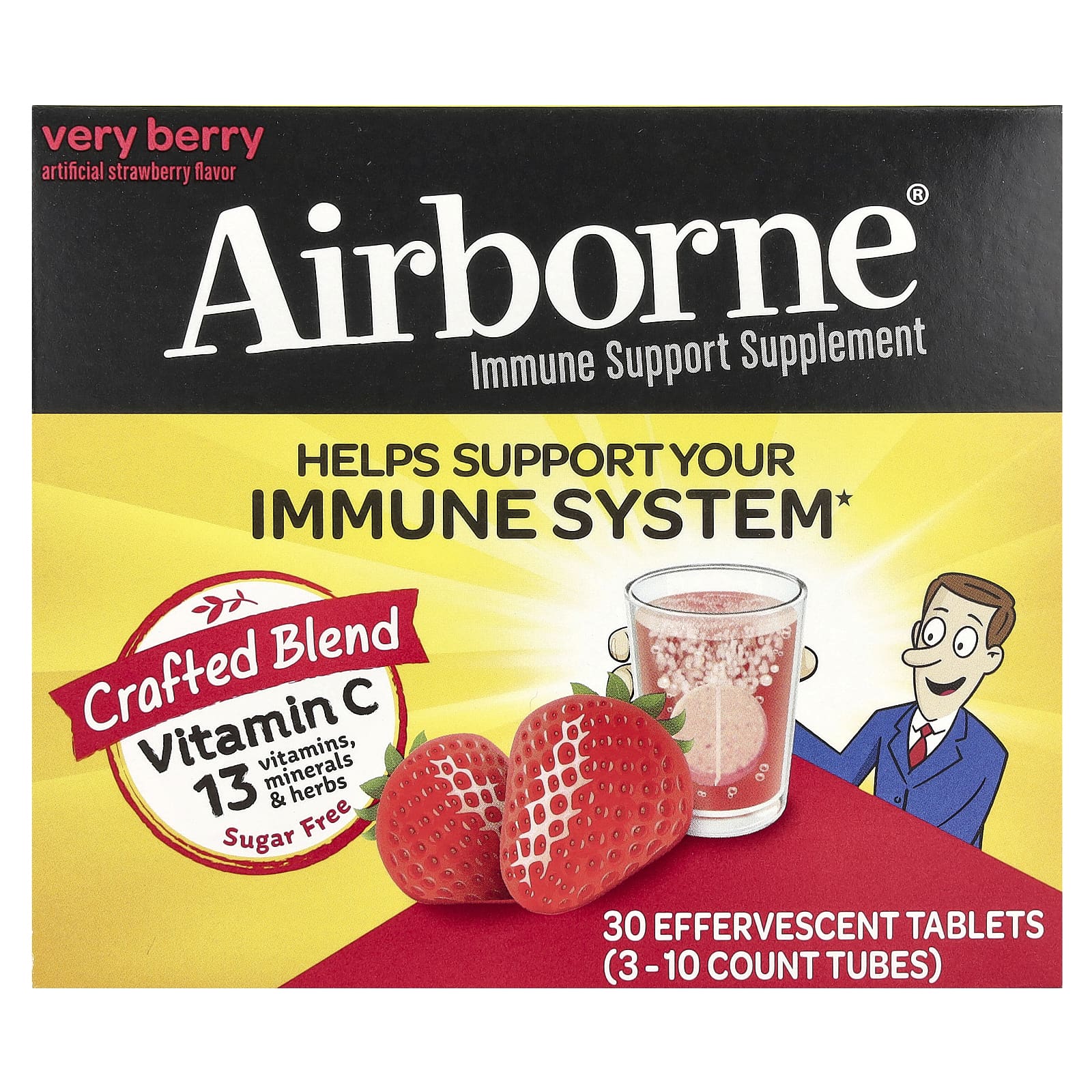Boost Your Immune System with Airborne Very Berry Immune Support - Image 1