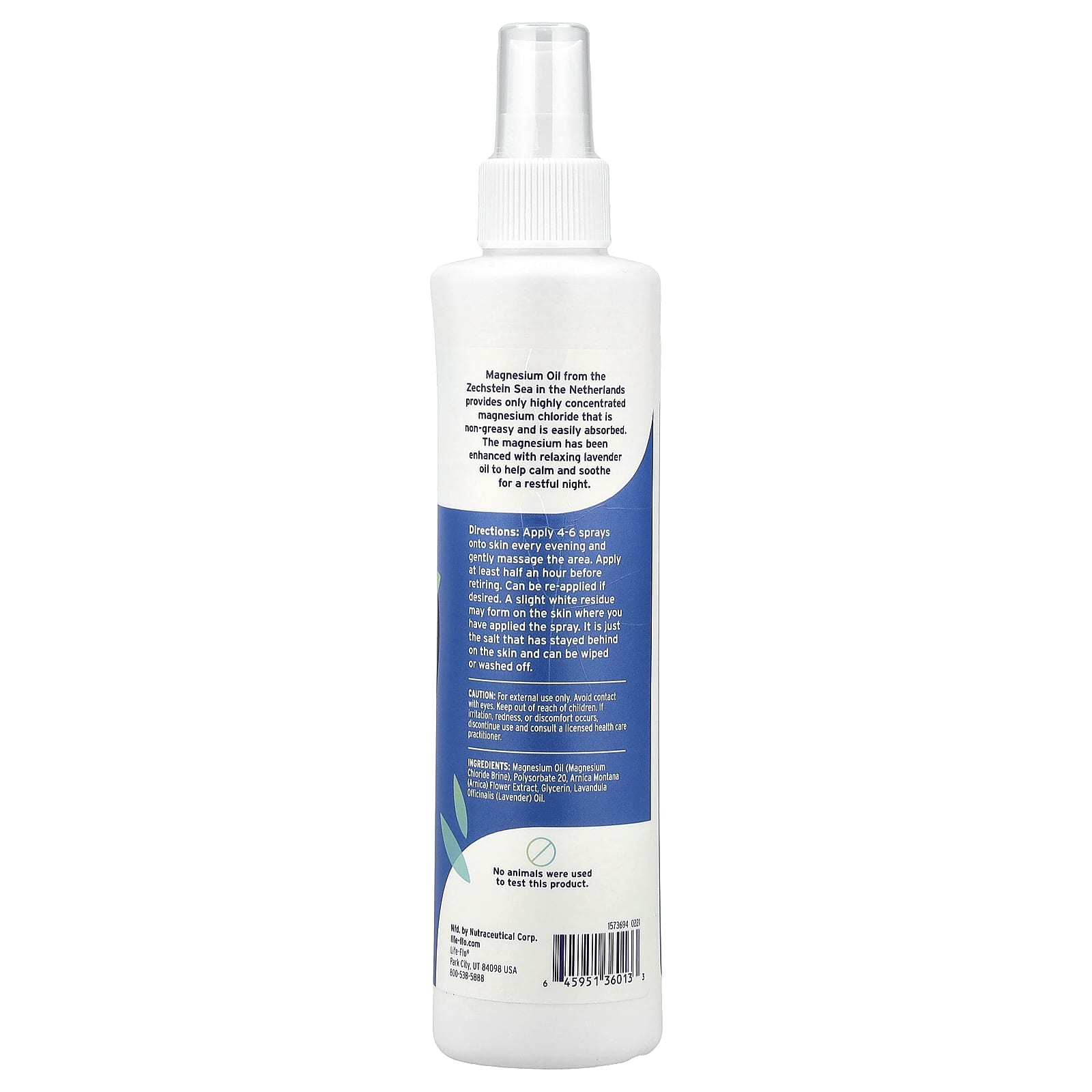 Life-flo, Magnesium Oil Night Spray, 8 fl oz (237 ml) - Image 2