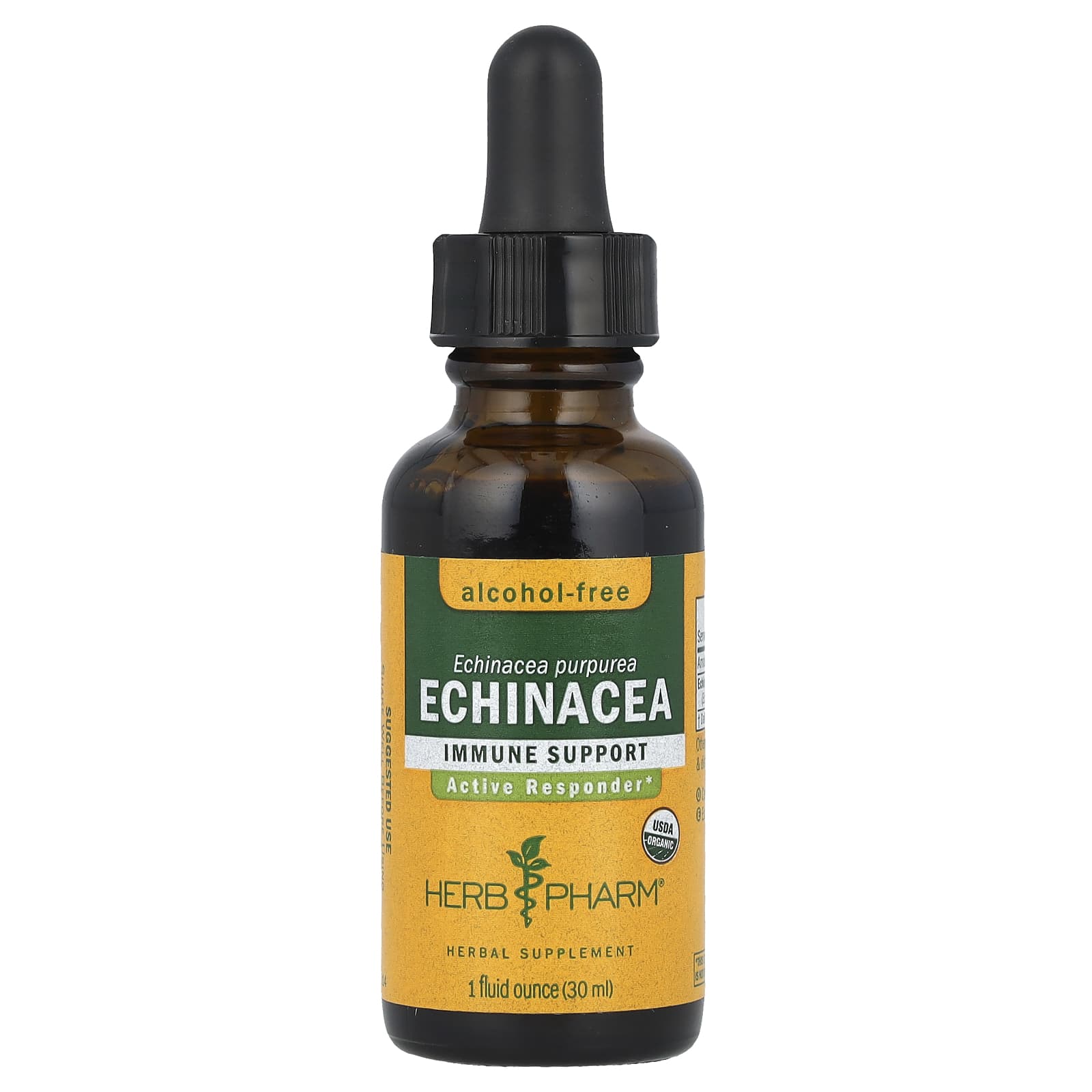 Organic Echinacea Supplement for Immune Support - 1 fl oz - Image 1