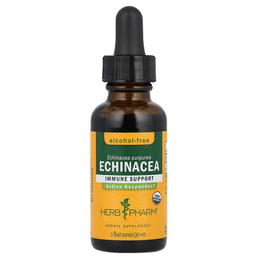 Organic Echinacea Supplement for Immune Support - 1 fl oz - Image 1
