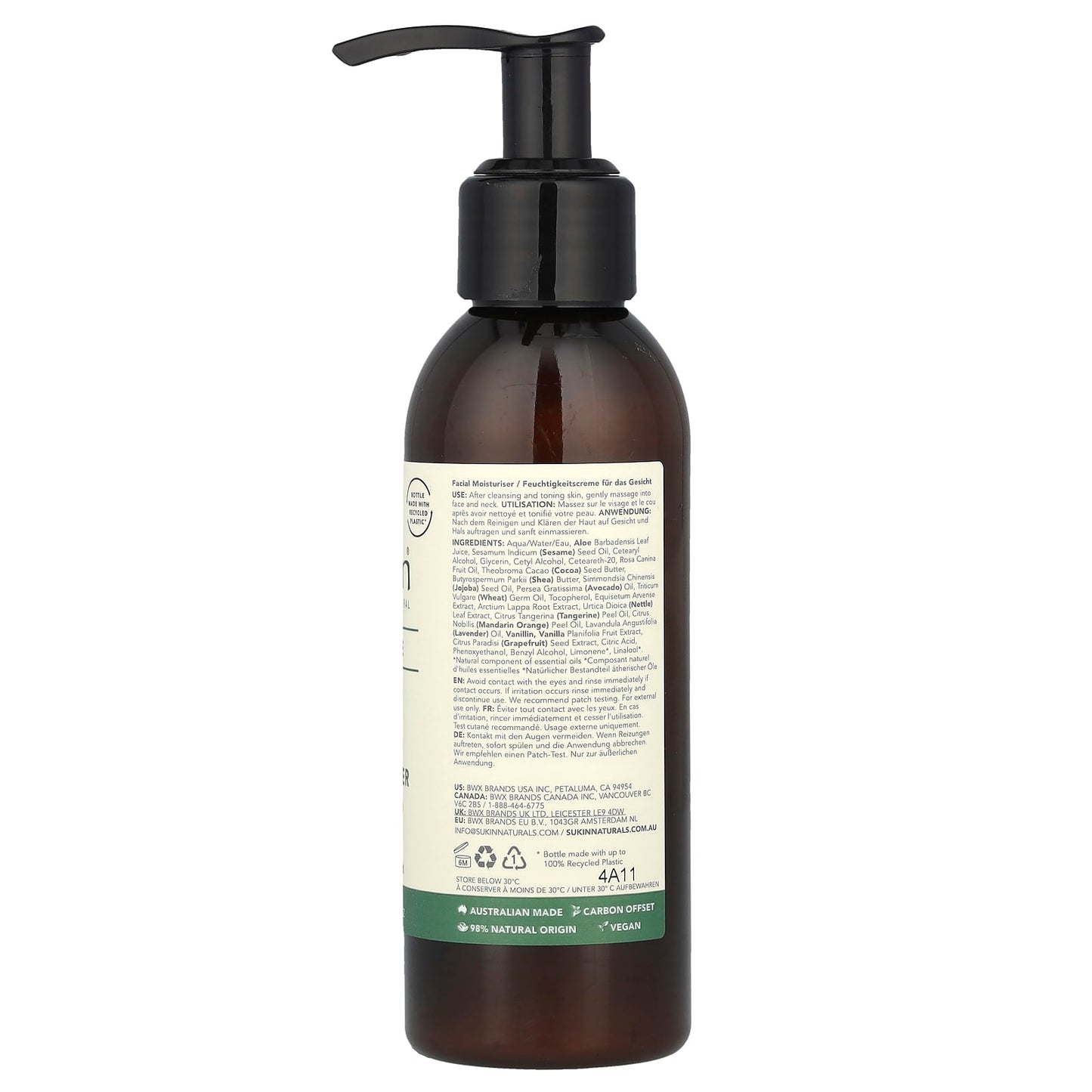 Sukin, Signature, Facial Moisturiser, 4.23 fl oz (125 ml) - Image 2