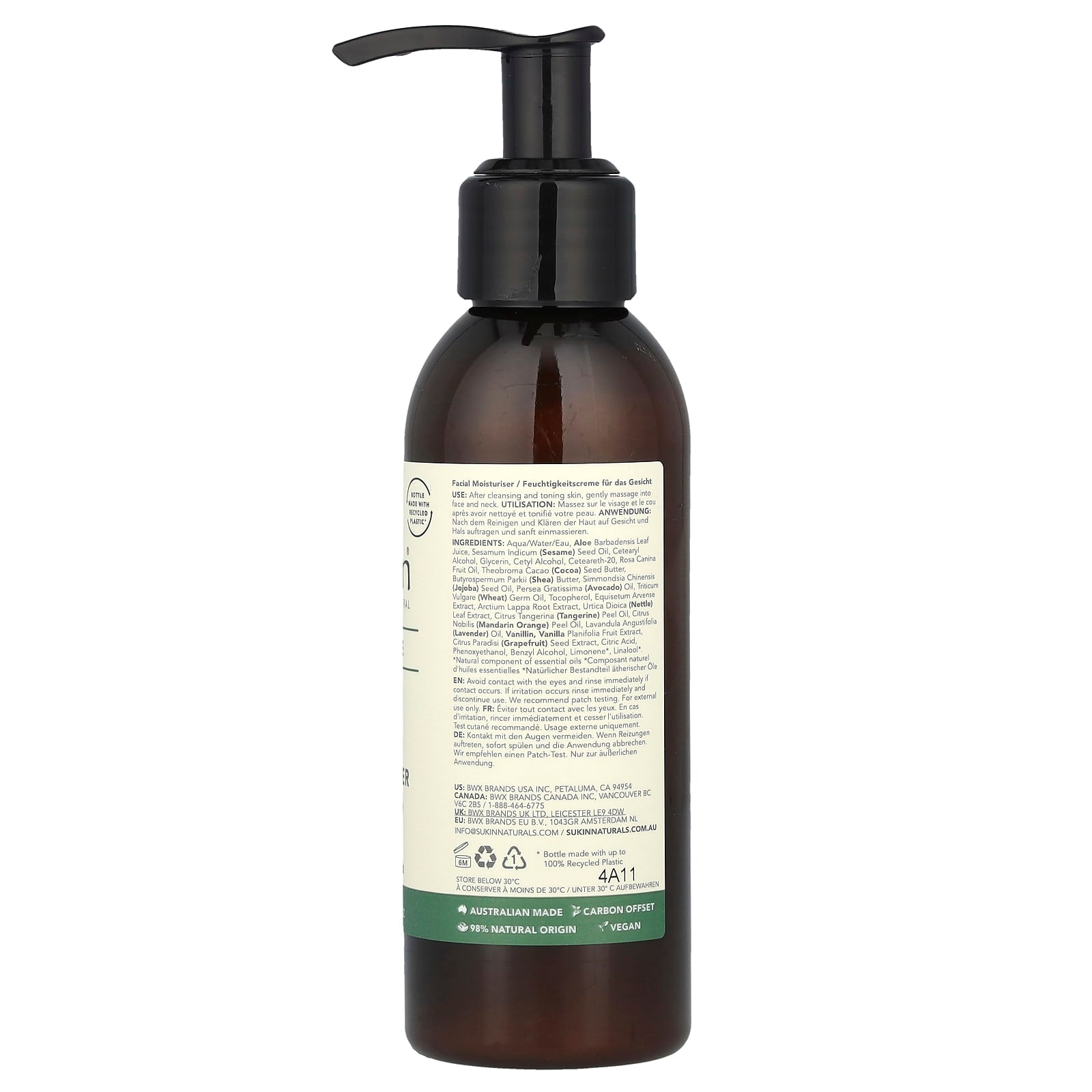 Sukin, Signature, Facial Moisturiser, 4.23 fl oz (125 ml) - Image 2