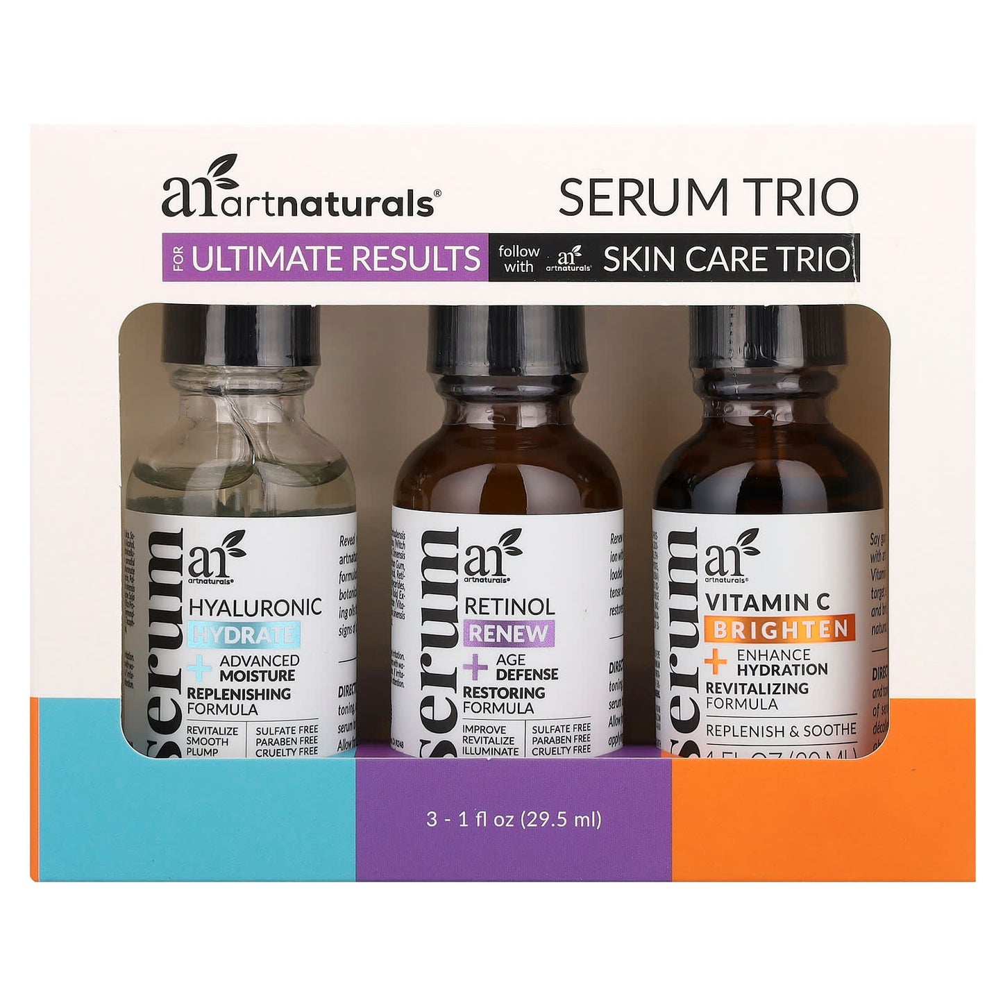 Ultimate Skin Care Serum Trio - Hydrate, Renew & Brighten - Image 2