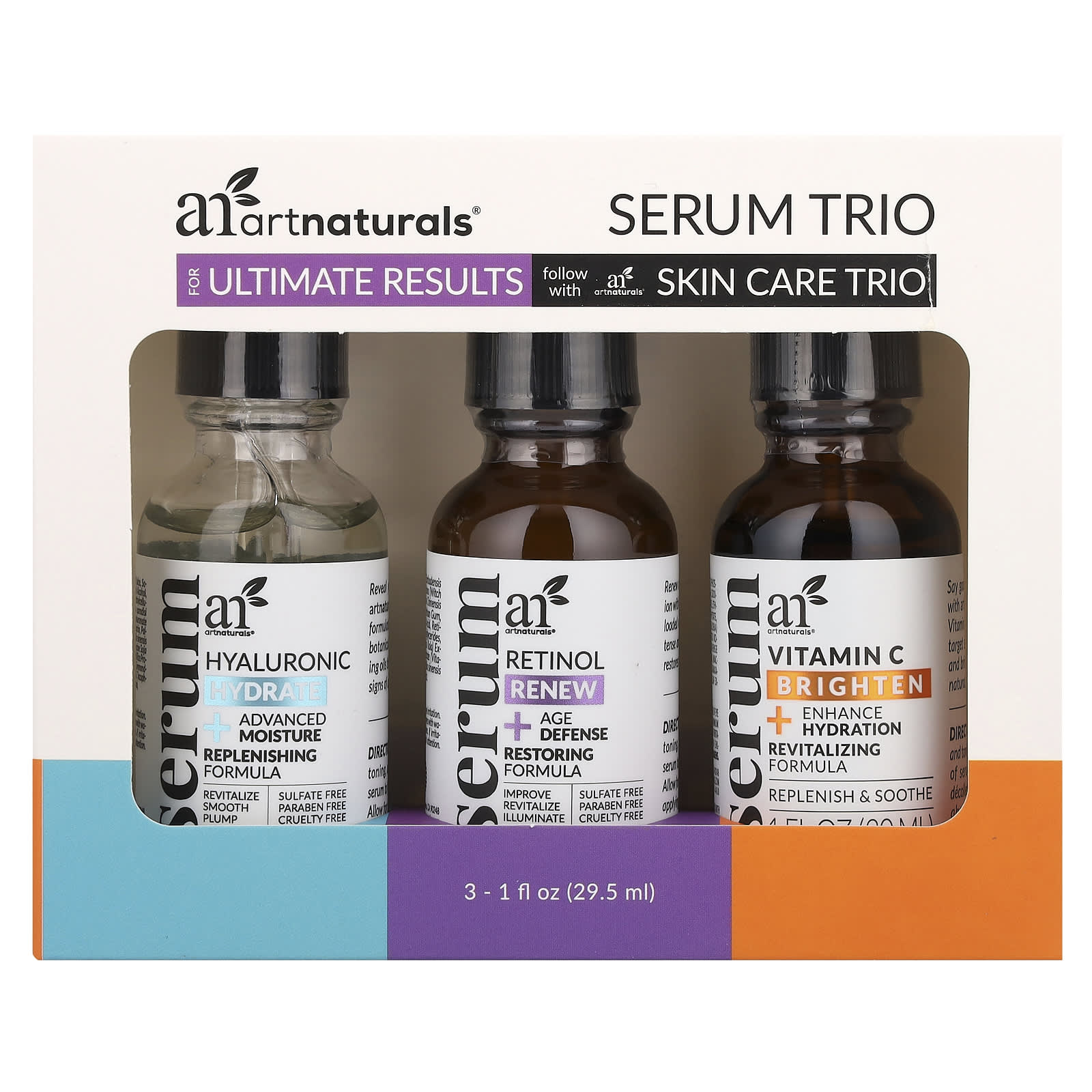 Ultimate Skin Care Serum Trio - Hydrate, Renew & Brighten - Image 2