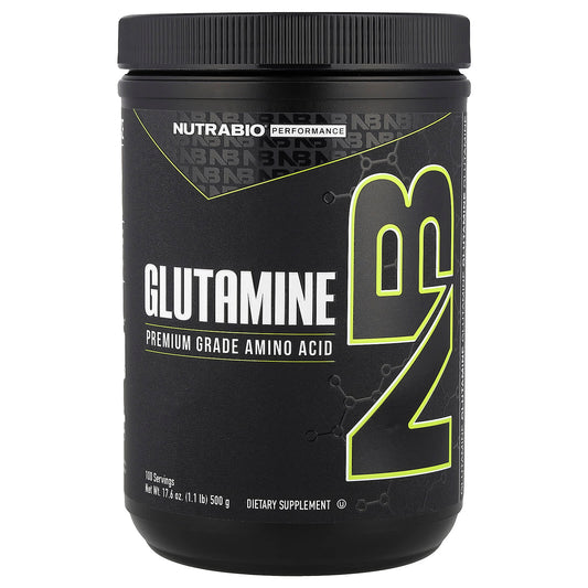 NutraBio, Glutamine, 1.1 lb (500 g) - Image 1