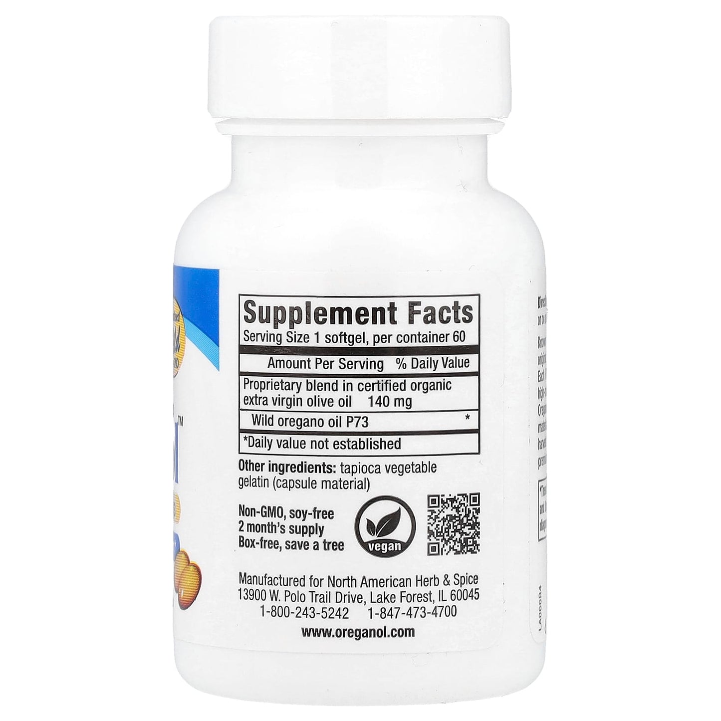 North American Herb & Spice, Oreganol™, 60 Gelcaps - Image 2