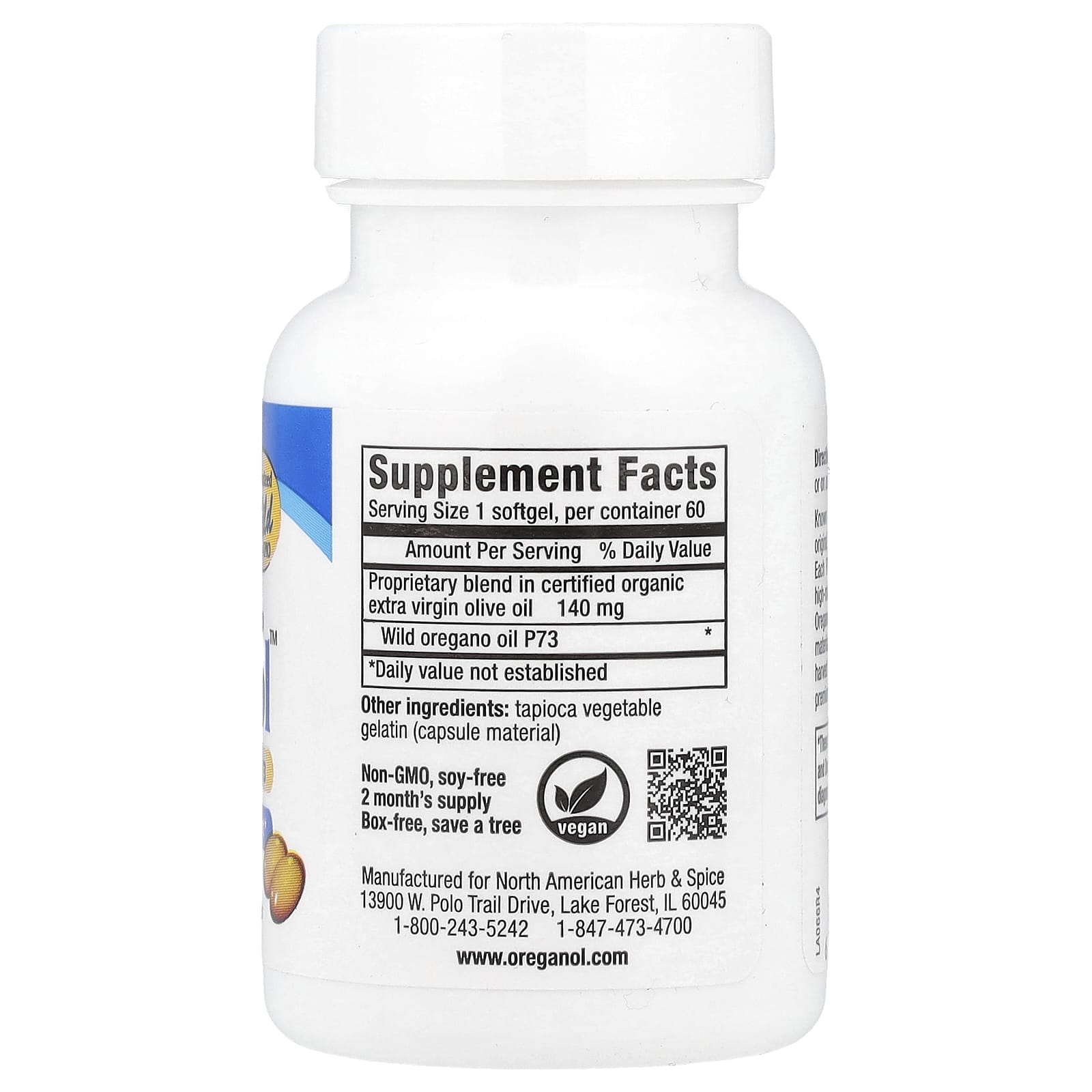 North American Herb & Spice, Oreganol™, 60 Gelcaps - Image 2