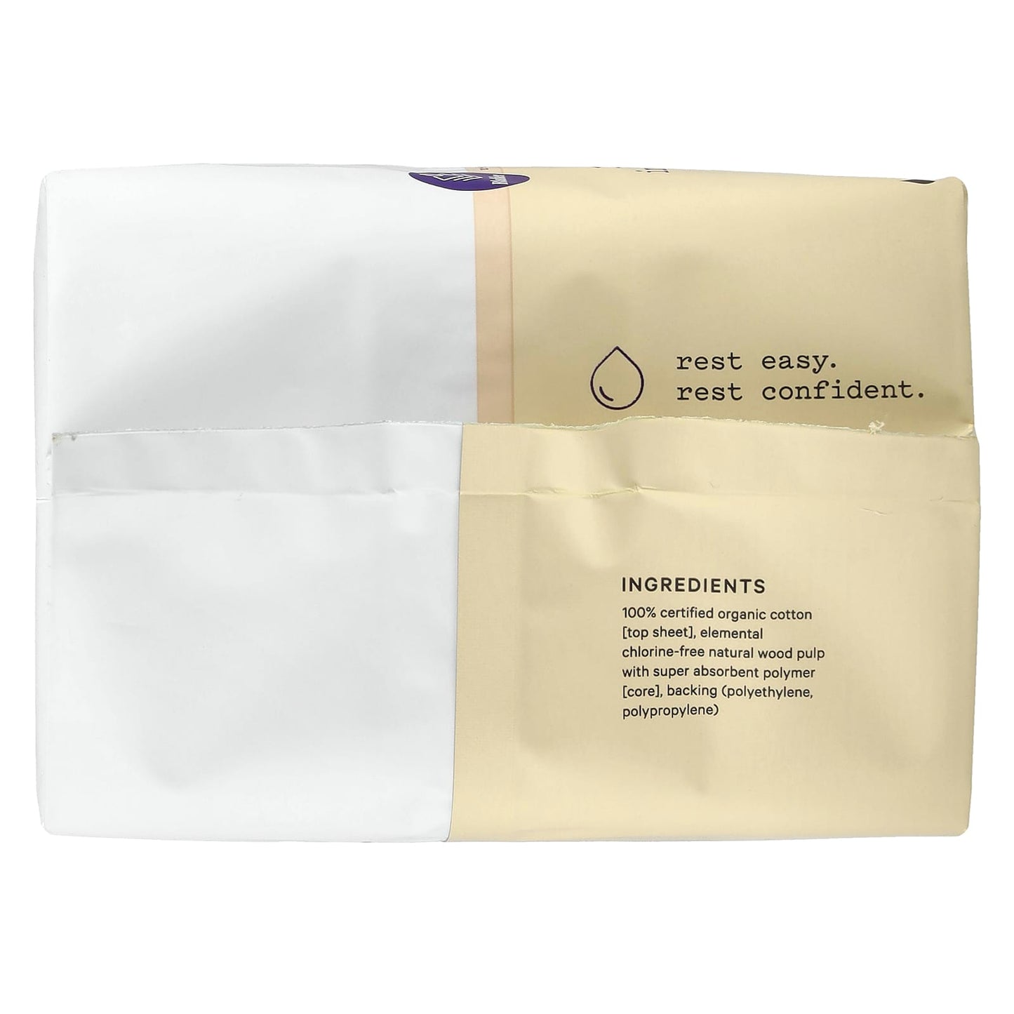 The Honey Pot Company, Non-Herbal Cotton Pads With Wings, Organic Incontinence Overnight , 16 Count - Image 2