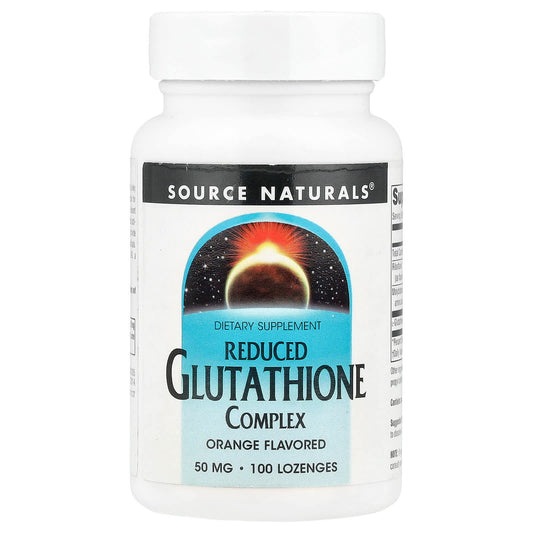 Source Naturals, Reduced Glutathione Complex, Orange, 100 Lozenges - Image 1