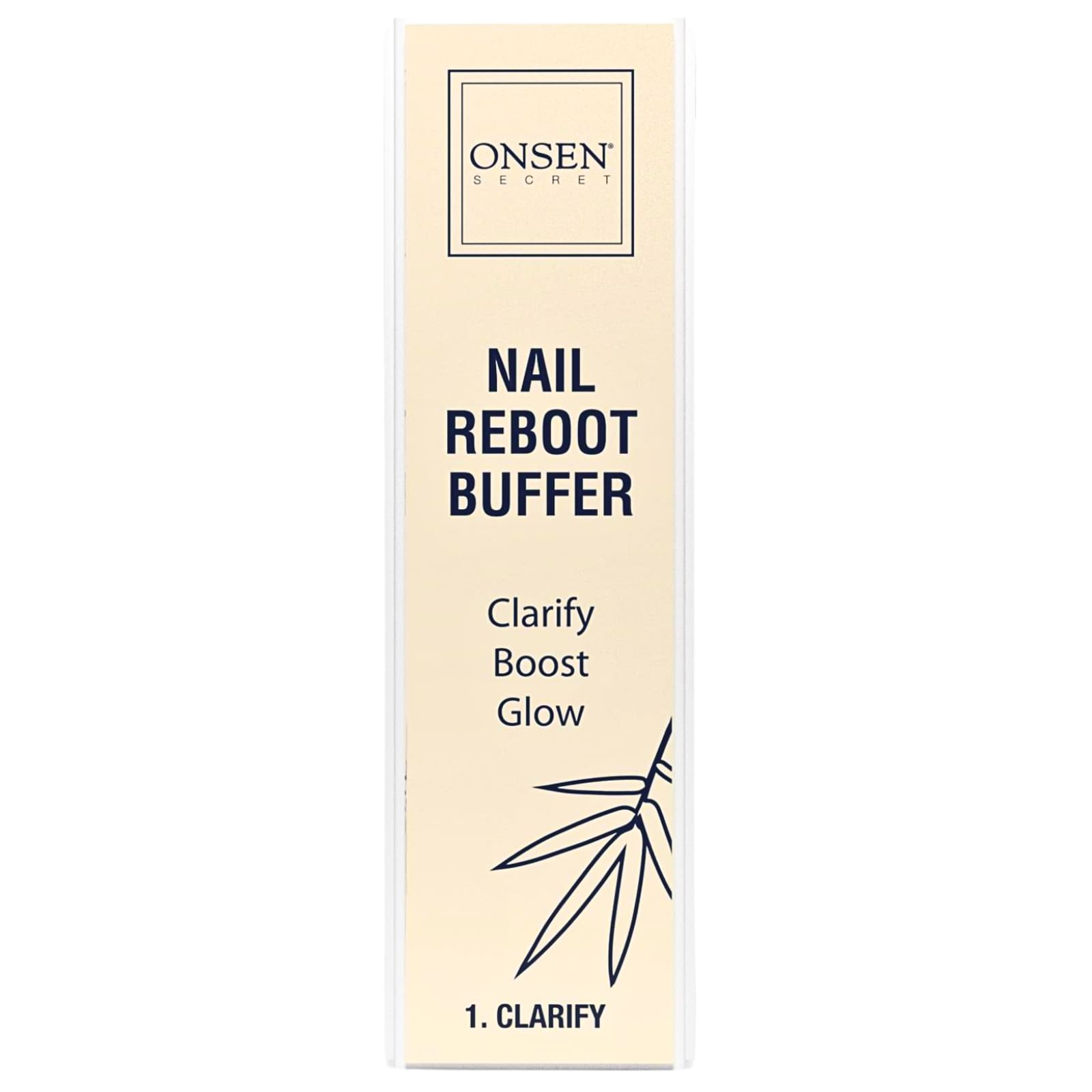 Onsen Secret, Nail Reboot Buffer, 3 Piece Set - Image 1