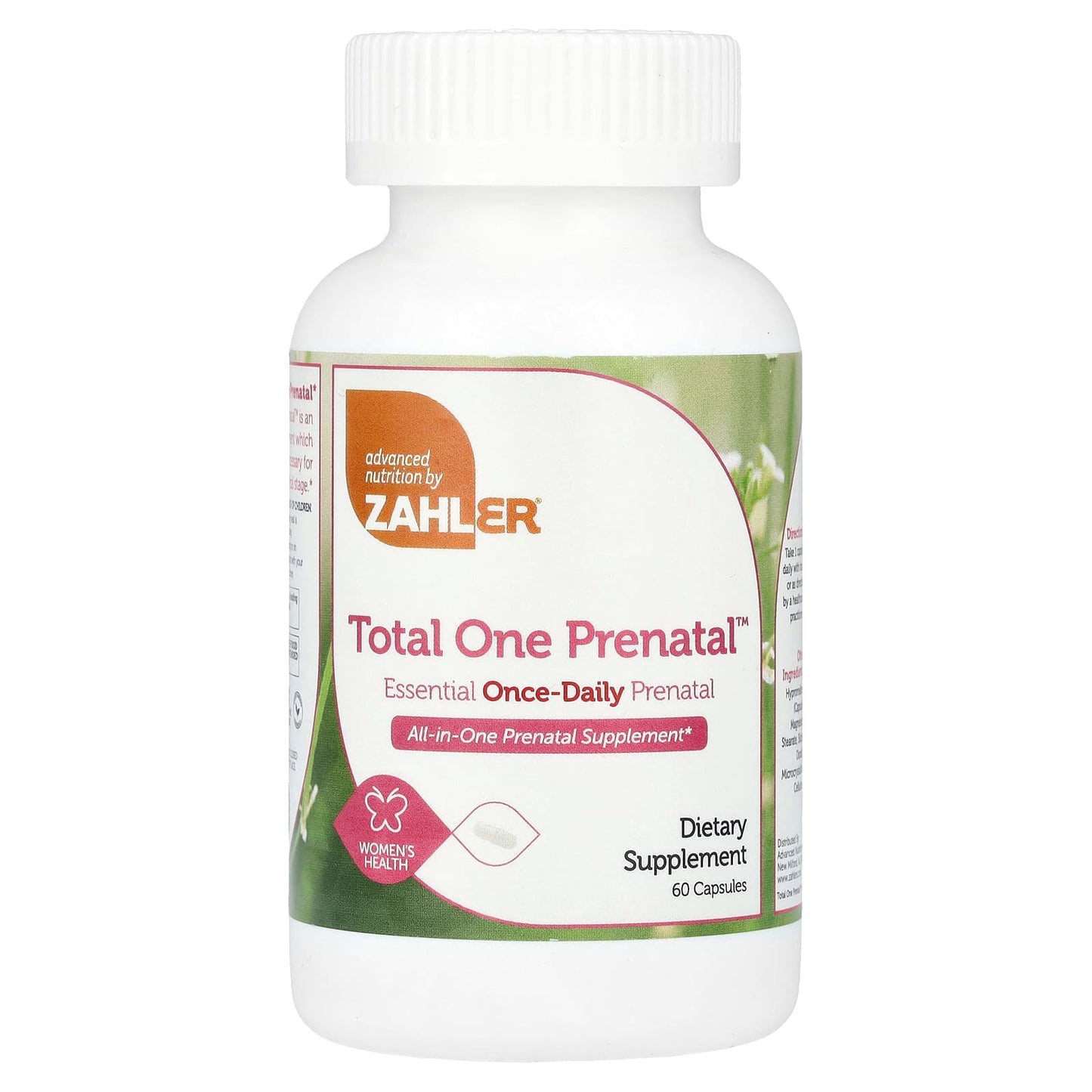 Zahler, Total One Prenatal™, Essential Once-Daily Prenatal, 60 Capsules - Image 1