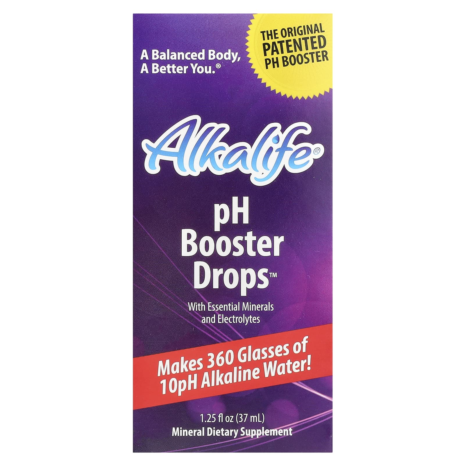 Alkalife pH Booster Drops - Make 360 Glasses of Alkaline Water - Image 1