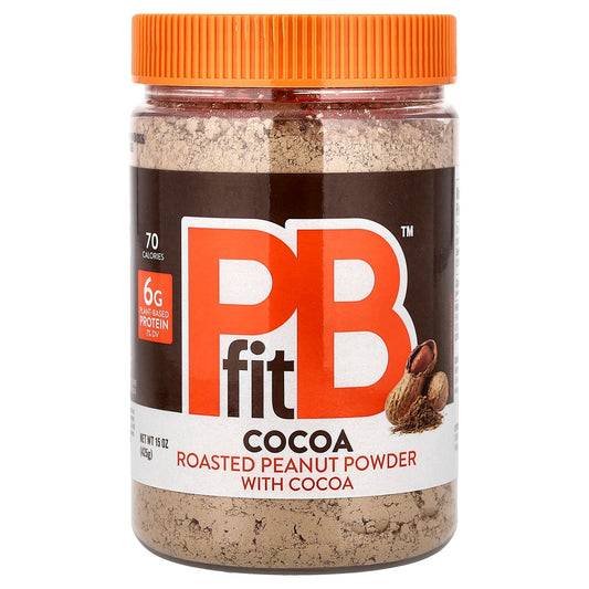 PBfit, Peanut Butter Powder, Chocolate, 15 oz (425 g) - Image 1