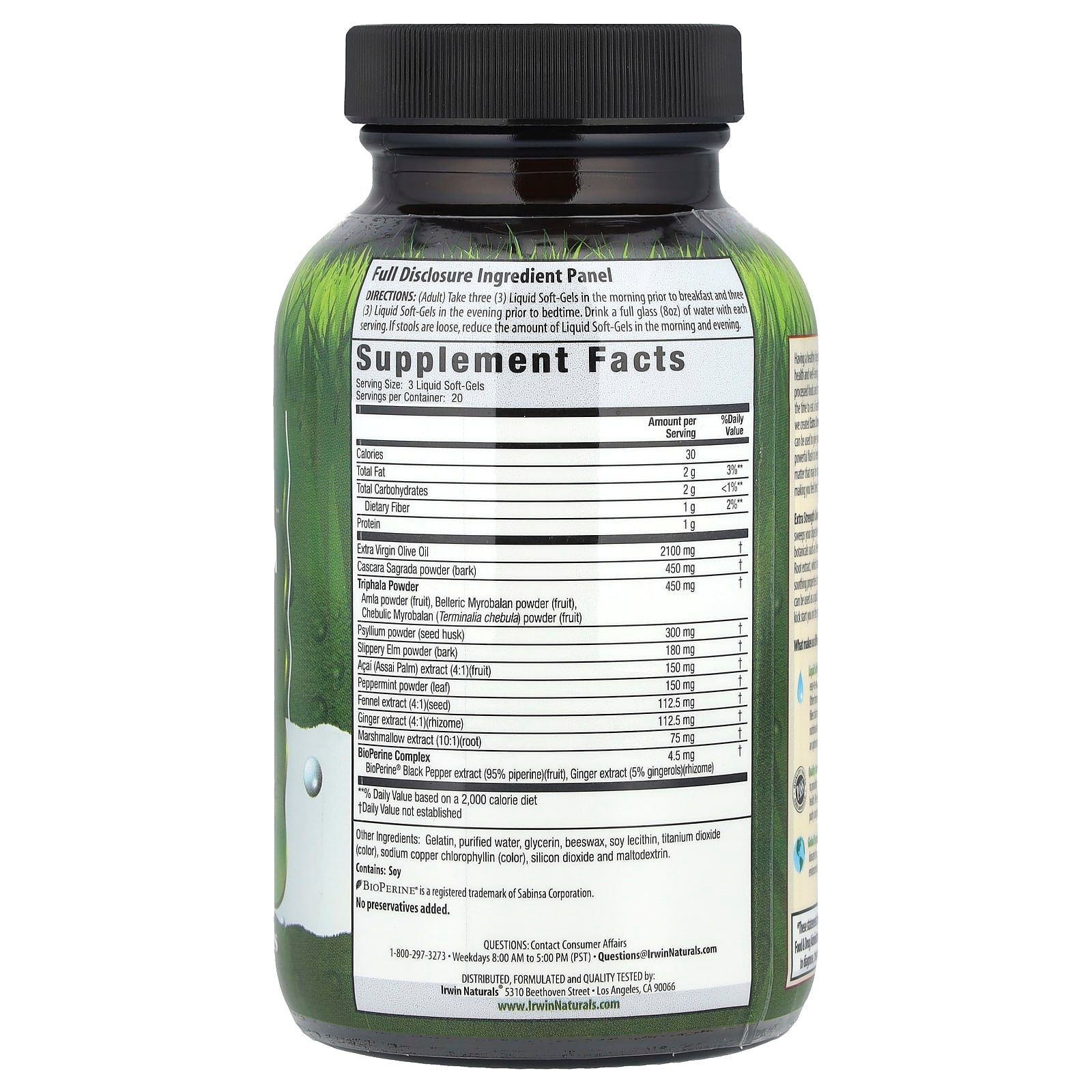 Irwin Naturals Colon Flush Extra Strength - Liquid Soft-Gels for Digestive Health - Image 2