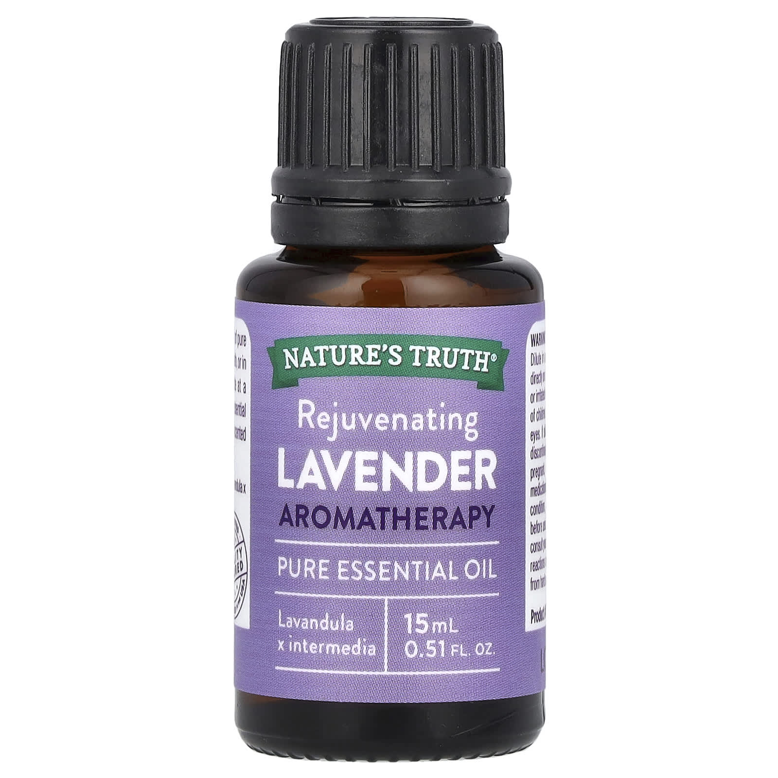 Nature's Truth, Pure Essential Oil, Rejuvenating Lavender, 0.51 fl oz (15 ml) - Image 1