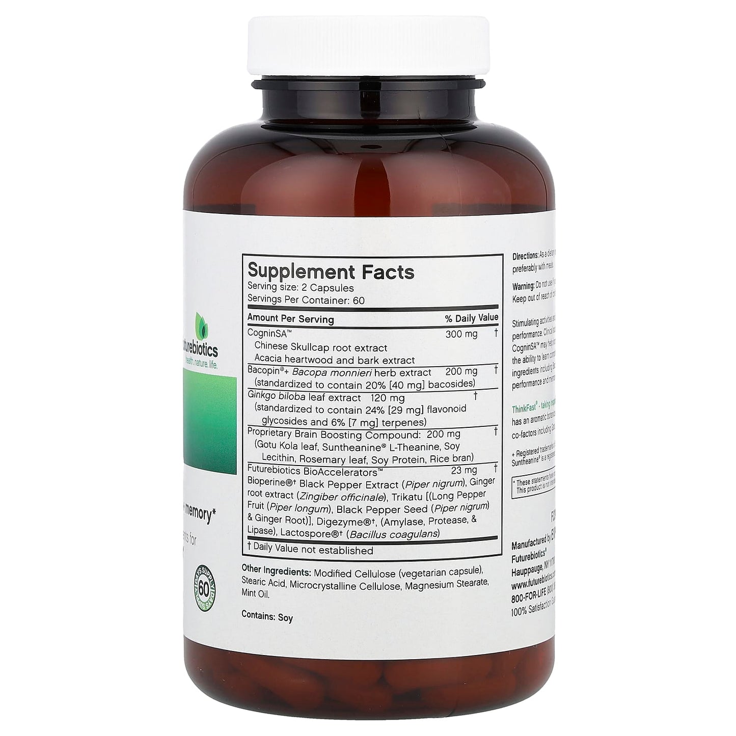 Boost Brain Performance & Memory with FutureBiotics ThinkFast - Image 2