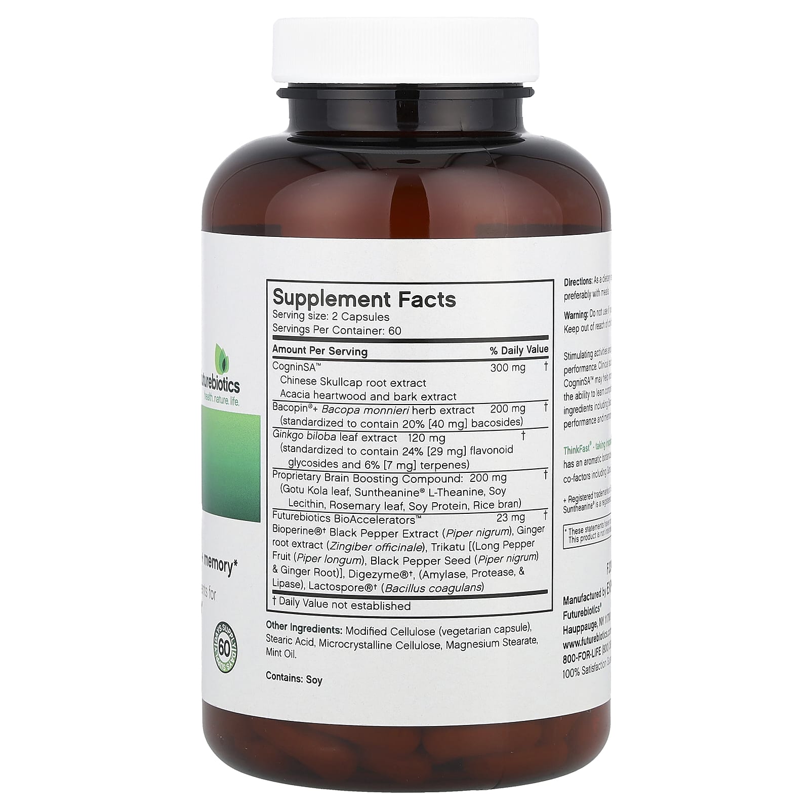 Boost Brain Performance & Memory with FutureBiotics ThinkFast - Image 2