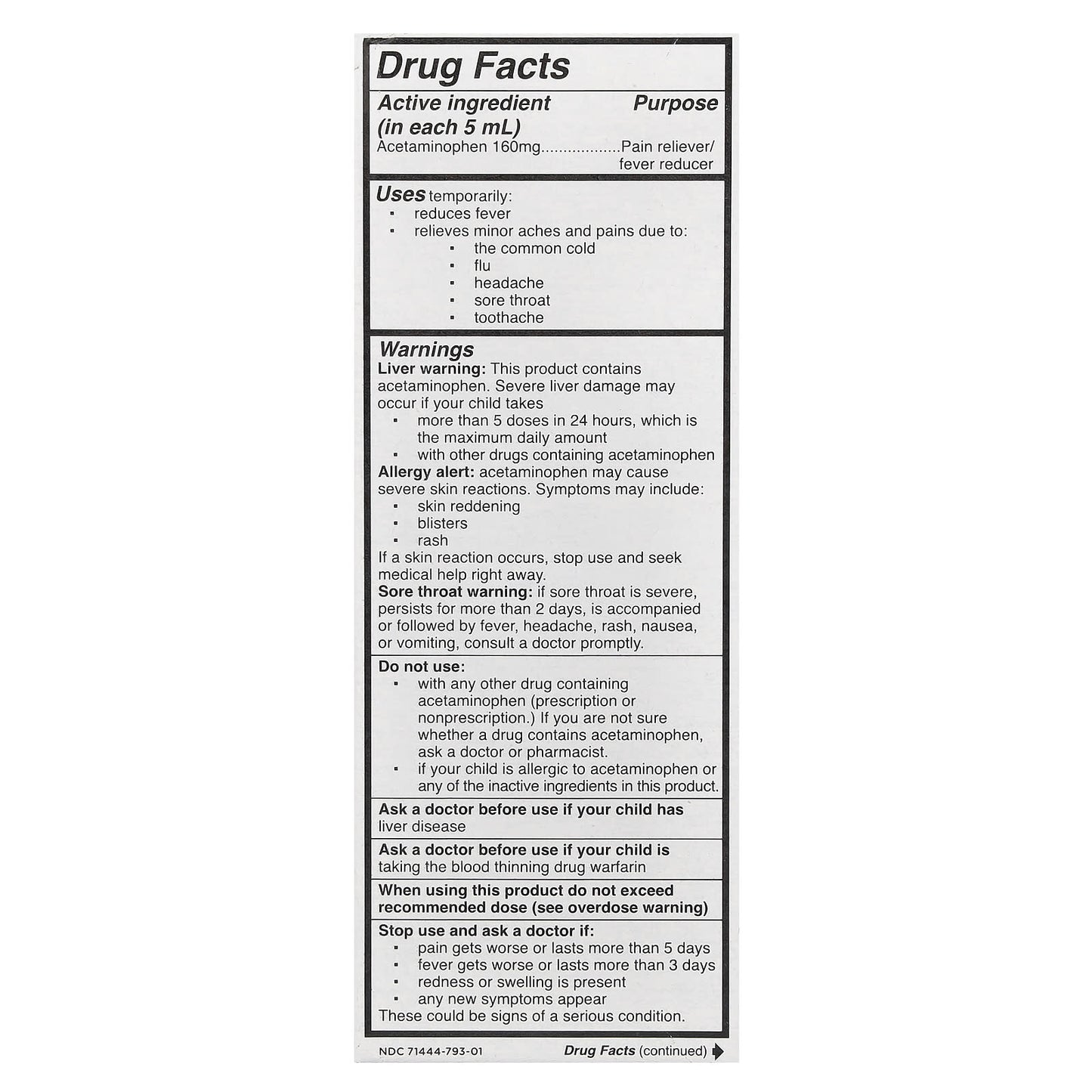Mommy's Bliss, Children's Pain & Fever, Ages 2-11 Years, Yummy Berry, 160 mg , 4 fl oz (118 ml) - Image 2