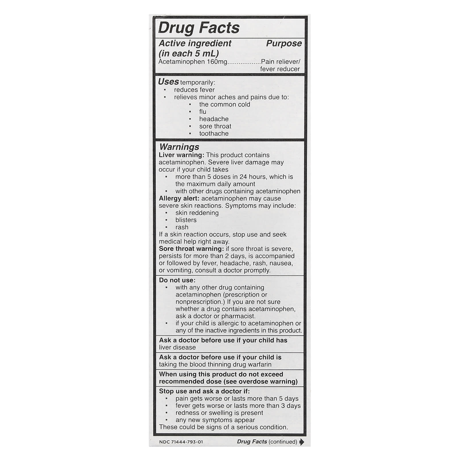 Mommy's Bliss, Children's Pain & Fever, Ages 2-11 Years, Yummy Berry, 160 mg , 4 fl oz (118 ml) - Image 2