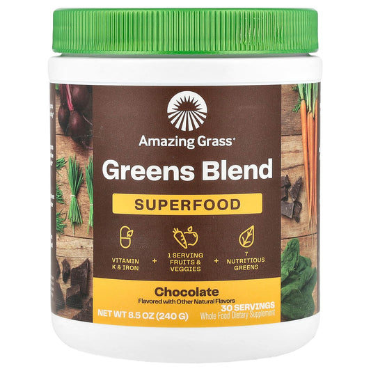 Amazing Grass Greens Blend Superfood Chocolate - Image 1