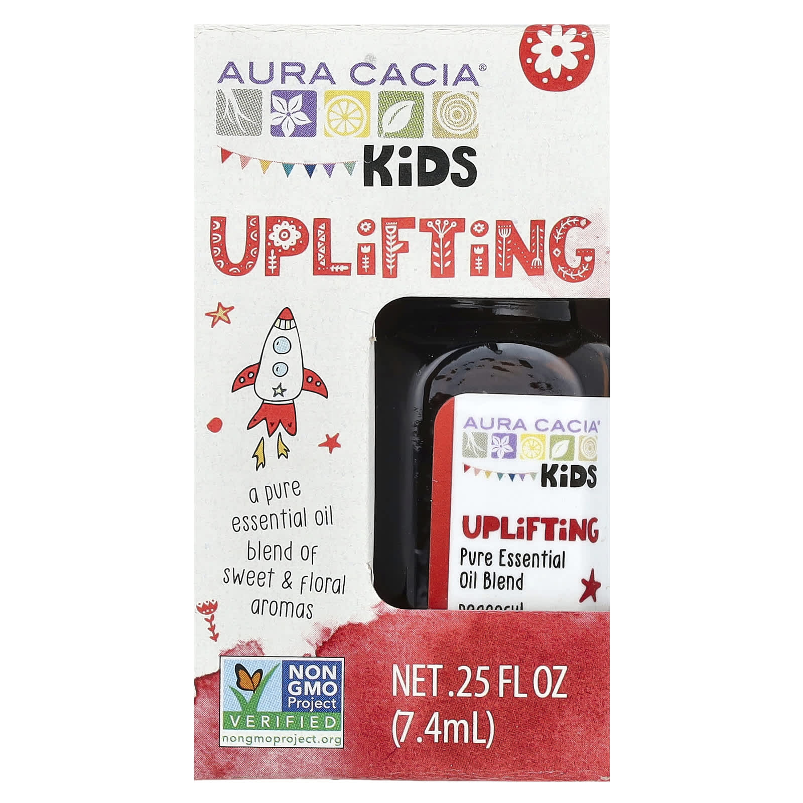 Aura Cacia Uplifting Essential Oil Blend for Kids - 0.25 fl oz - Image 2