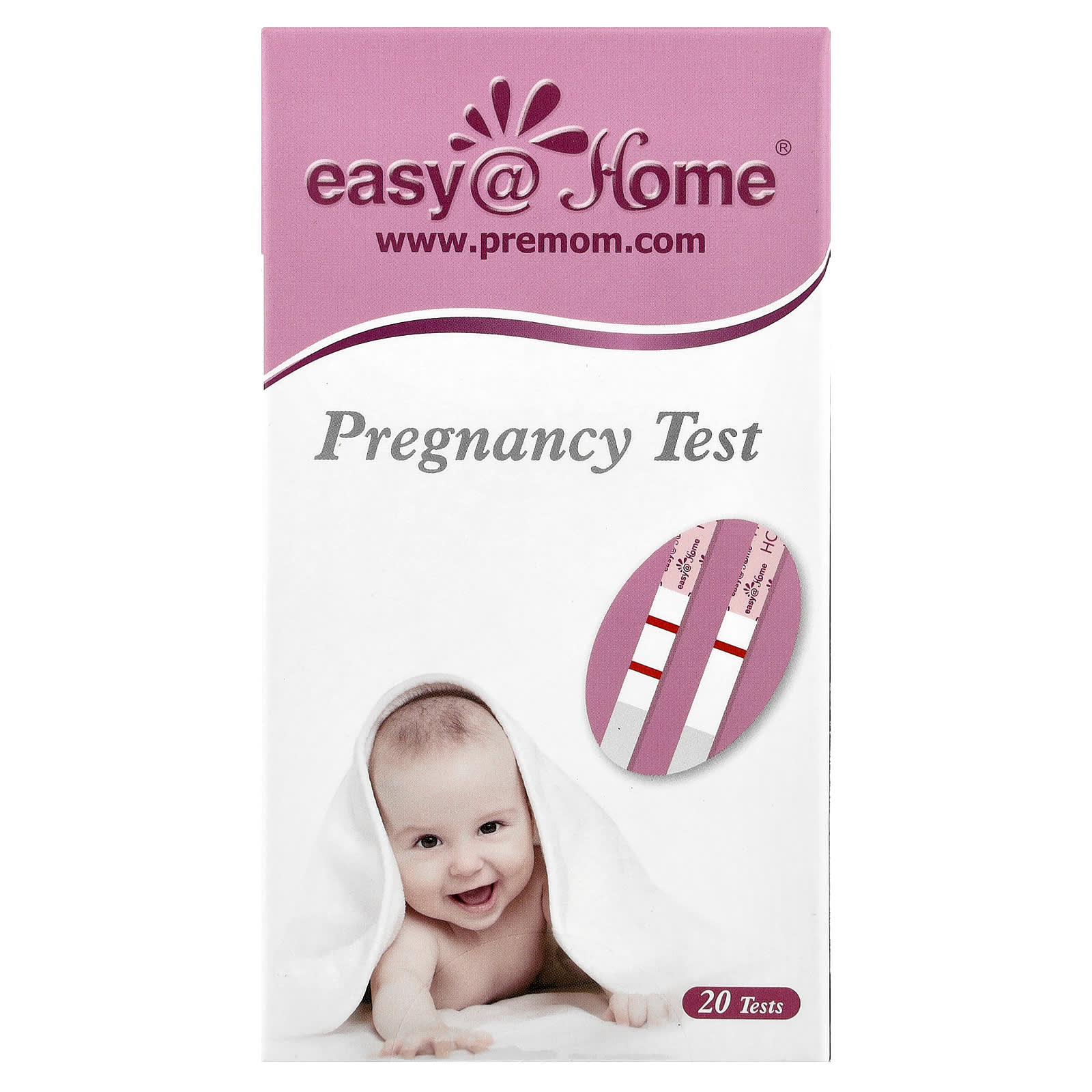 Early Pregnancy Test Strips by Easy@Home - Accurate & Cost-Effective - Image 1