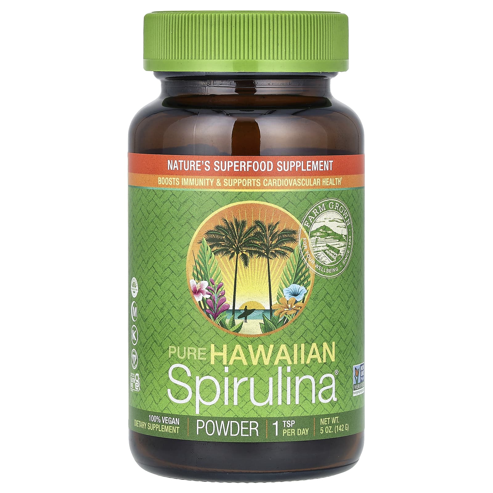 Nutrex Hawaii, Pure Hawaiian Spirulina, Powder, 5 oz (142 g) - Image 1