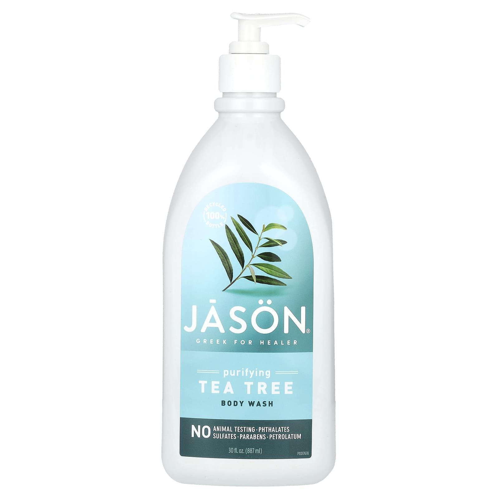 Tea Tree Body Wash for Balanced Skin by Jason Natural, 30 fl oz - Image 1