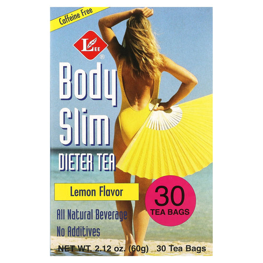 Uncle Lee's Tea, Body Slim Dieter Tea, Lemon, Caffeine Free, 30 Tea Bags, 2.12 oz (60 g) - Image 1