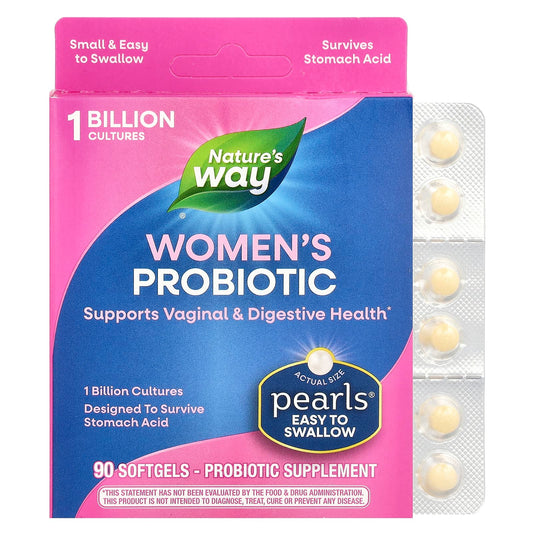 Nature's Way, Women's Probiotic, 1 Billion Cultures, 90 Softgels - Image 1