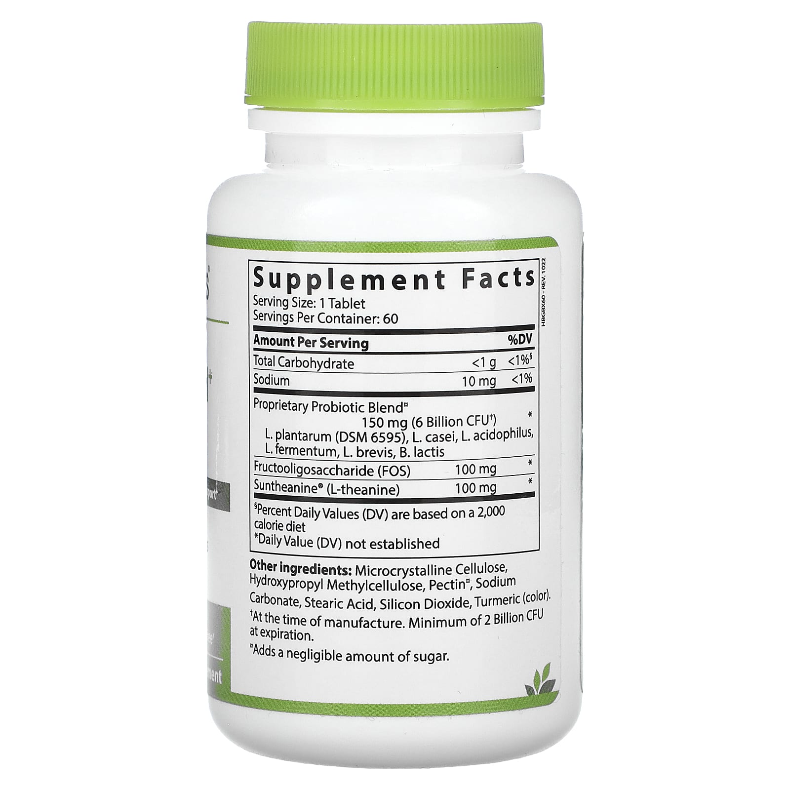 Pro-Mood with L-Theanine & 6 Billion CFU, Time-Release Probiotic Tablets - Image 2