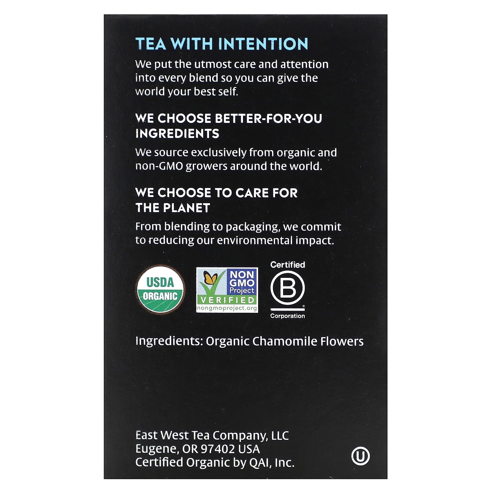Choice Organic Teas, Herbal Tea, Chamomile, Caffeine Free, 16 Tea Bags, 0.50 oz (14 g)