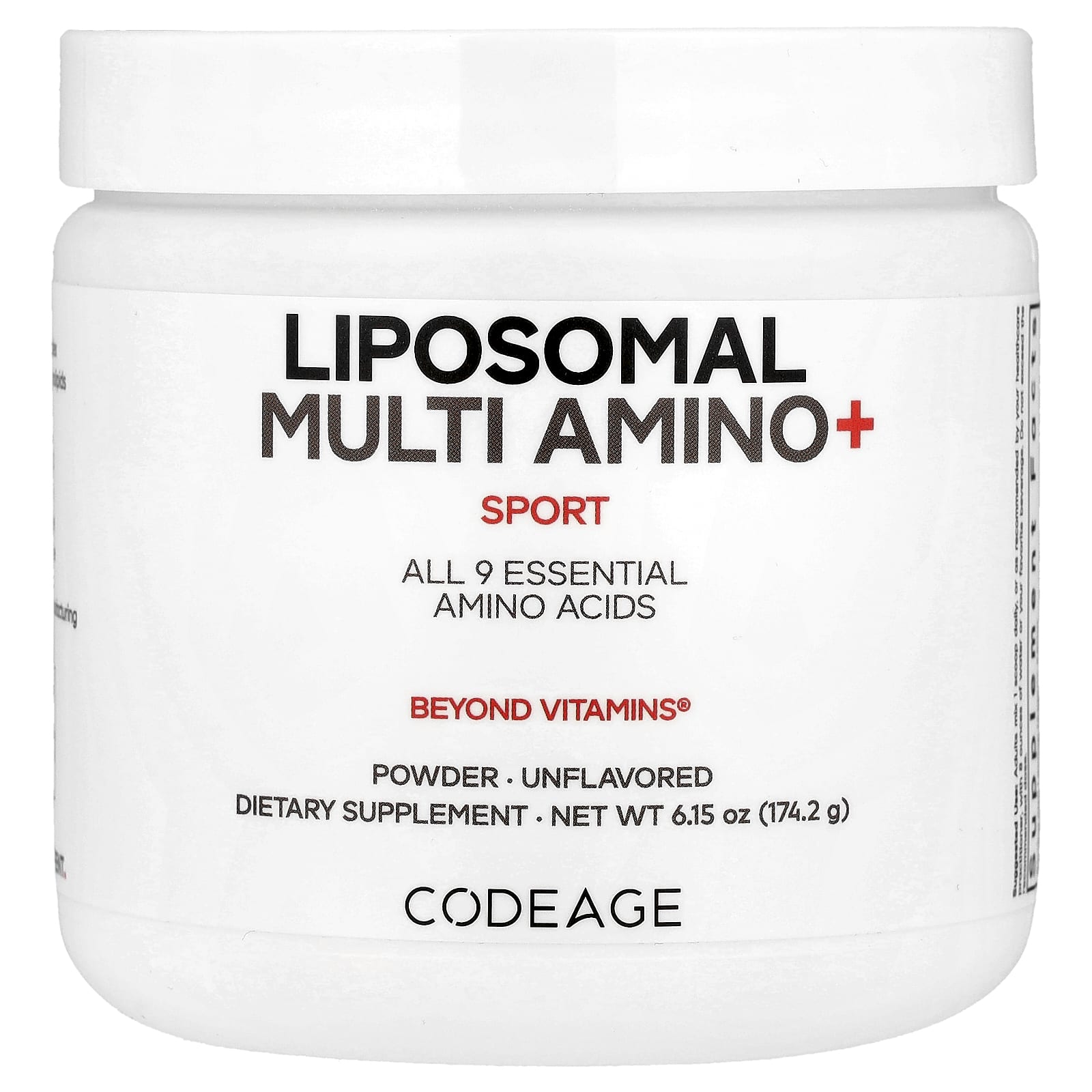 <strong>Codeage Liposomal Multi Amino+ Powder</strong> - Essential Amino Acids Supplement with Liposomal Delivery - Image 1