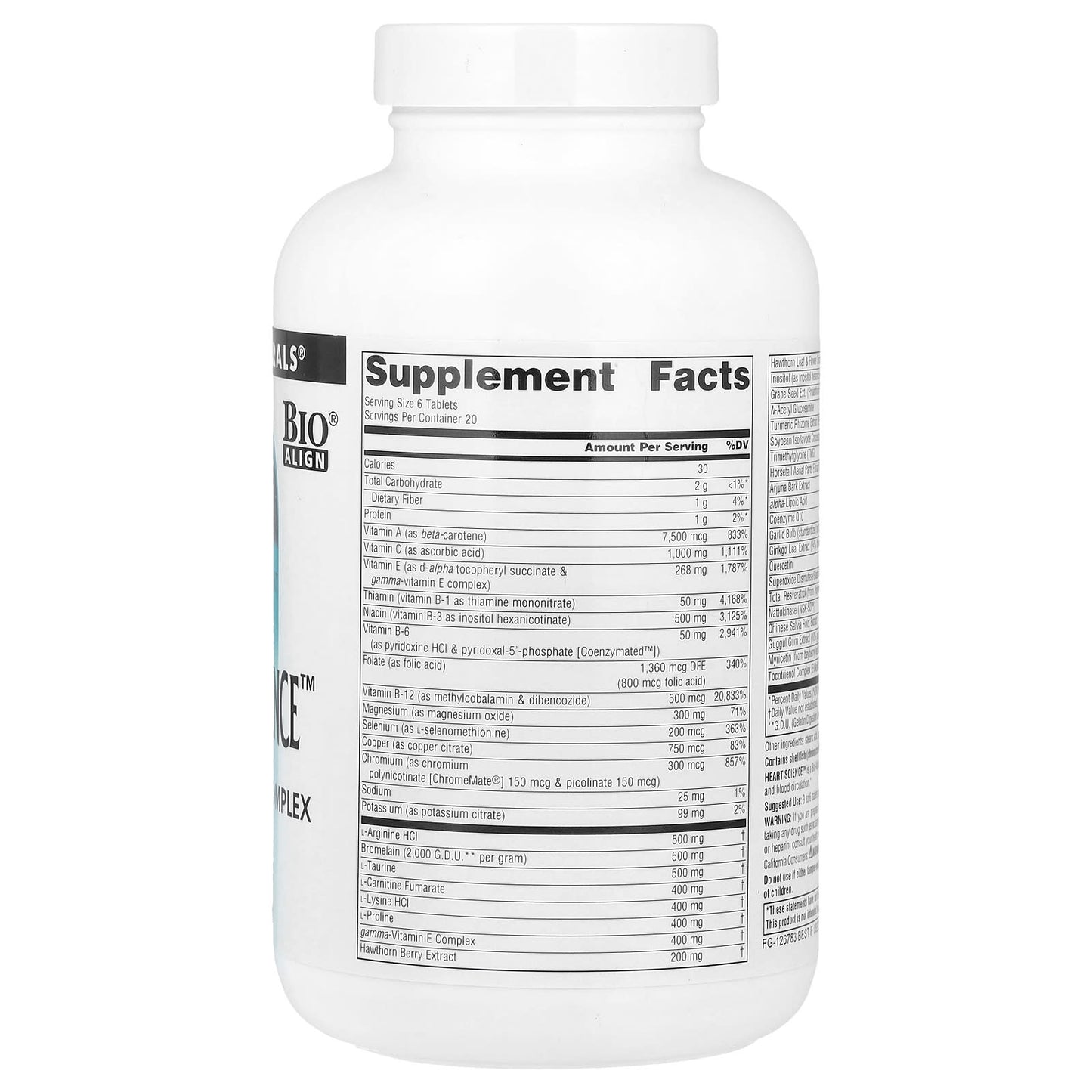 Source Naturals, HeartScience™, Multi-Nutrient Complex, 120 Tablets - Image 2