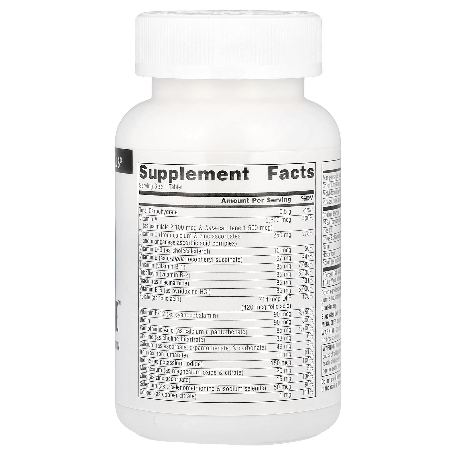 Source Naturals, Mega-One™, 60 Tablets - Image 2