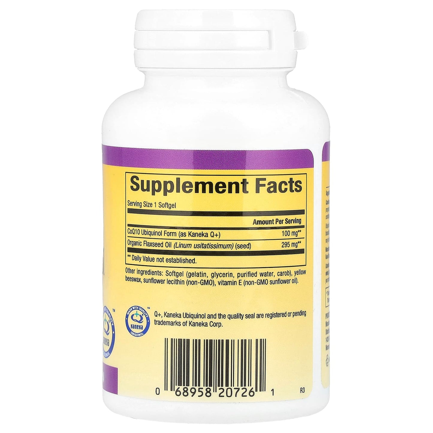 Natural Factors, Ubiquinol, Active CoQ10, 100 mg, 60 Softgels - Image 2